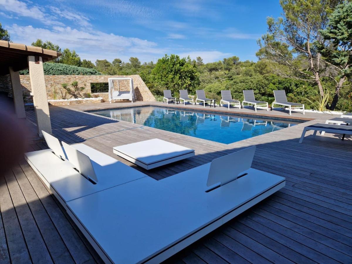 Magnifique Villa De Luxe Au Coeur De La Garrigue Nîmes Kültér fotó