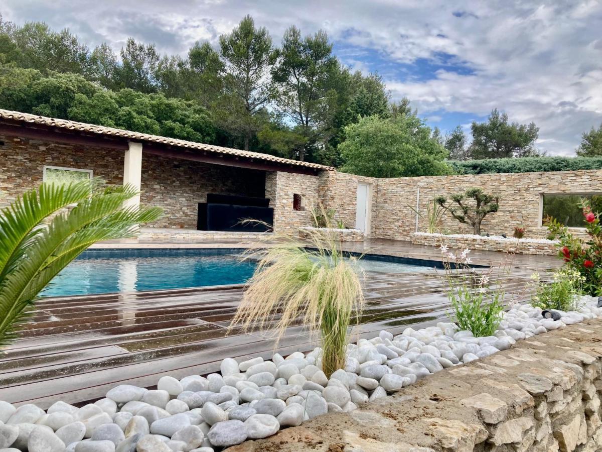 Magnifique Villa De Luxe Au Coeur De La Garrigue Nîmes Kültér fotó