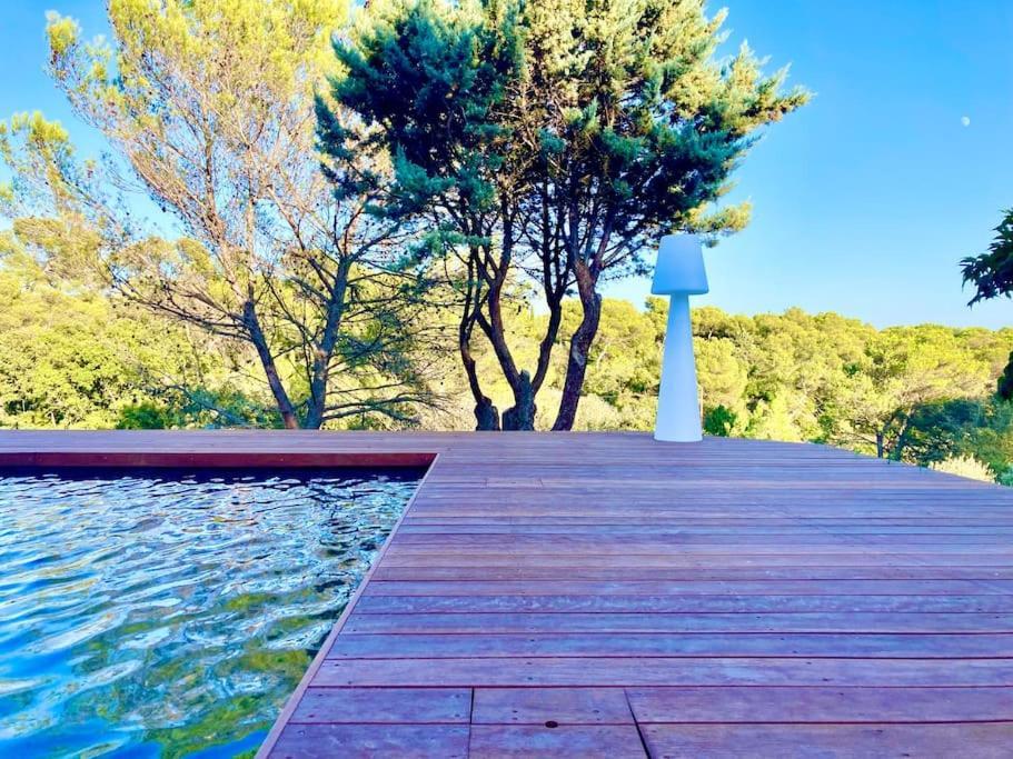 Magnifique Villa De Luxe Au Coeur De La Garrigue Nîmes Kültér fotó