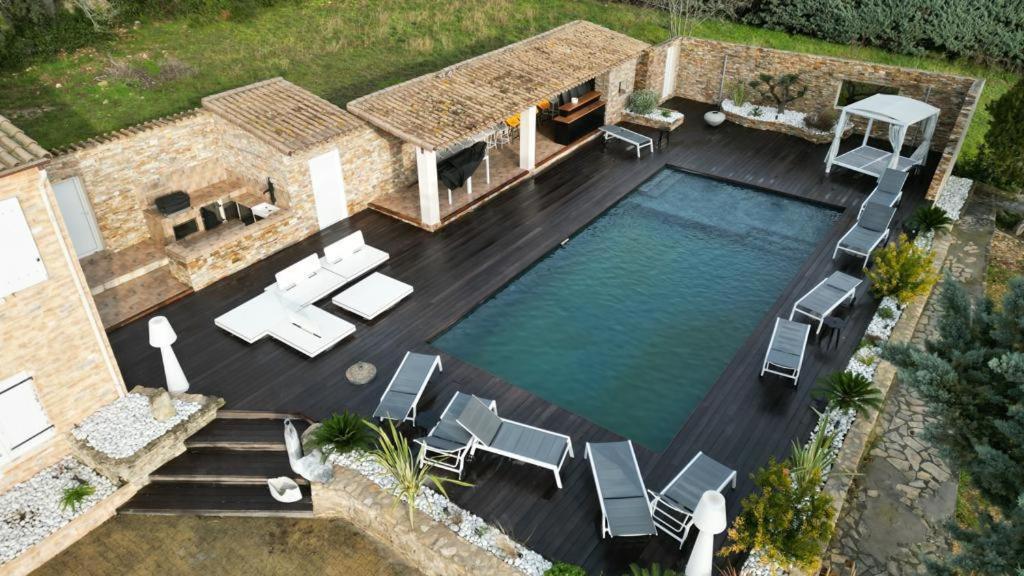 Magnifique Villa De Luxe Au Coeur De La Garrigue Nîmes Kültér fotó